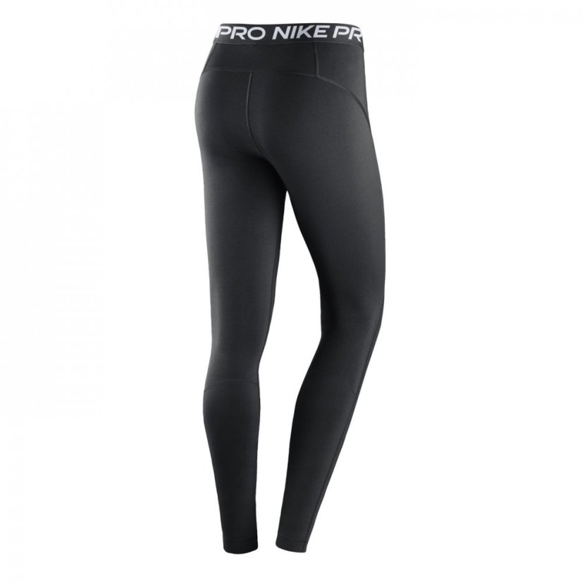 Nike Pro Women's Mid-Rise Mesh-Panelled Leggings Black