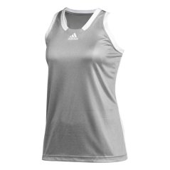 adidas Women's Icon Squad Performance Gym Vest Grey