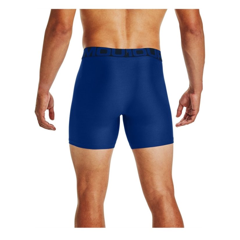 Under Armour Under 2 Pack 6inch Tech Boxers Mens Royal/Academy