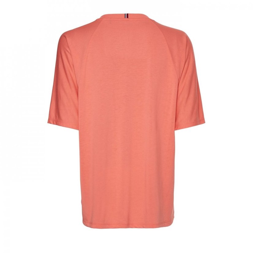 Tommy Sport Relaxed Crewneck T-shirt Crystal Coral