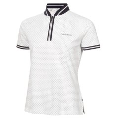 Calvin Klein Golf Women's Short Sleeve Performance Polo Shirt White