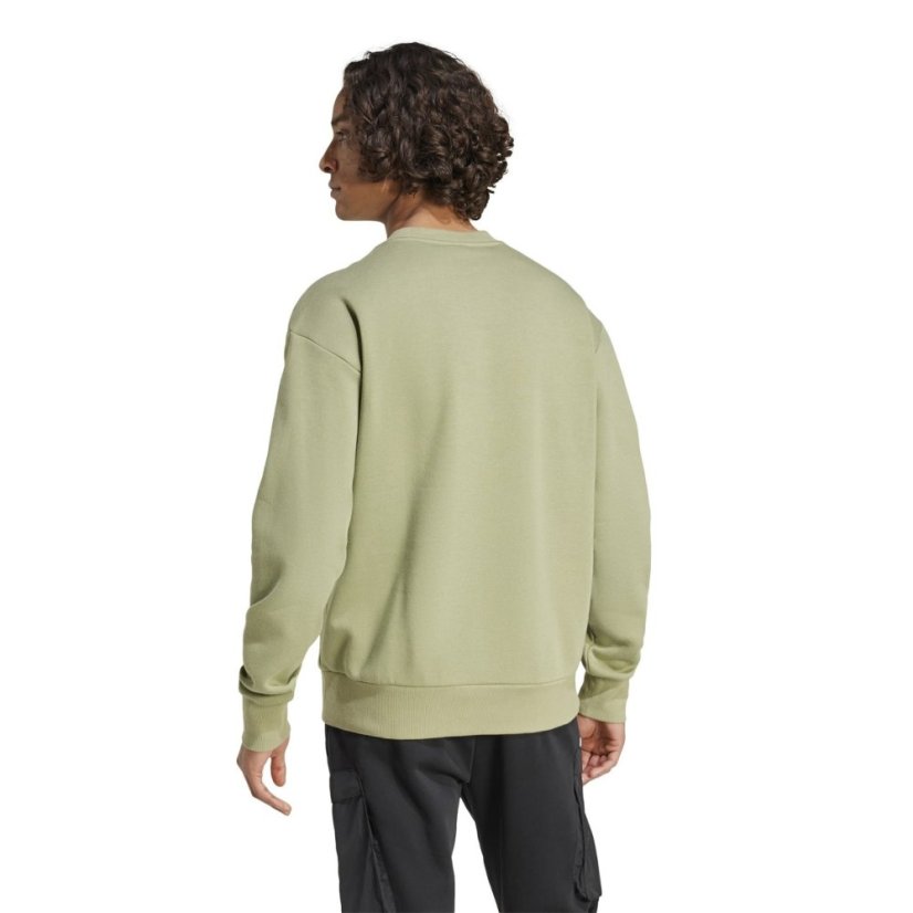 adidas City Escape Fleece Sweatshirt Mens Tent Green