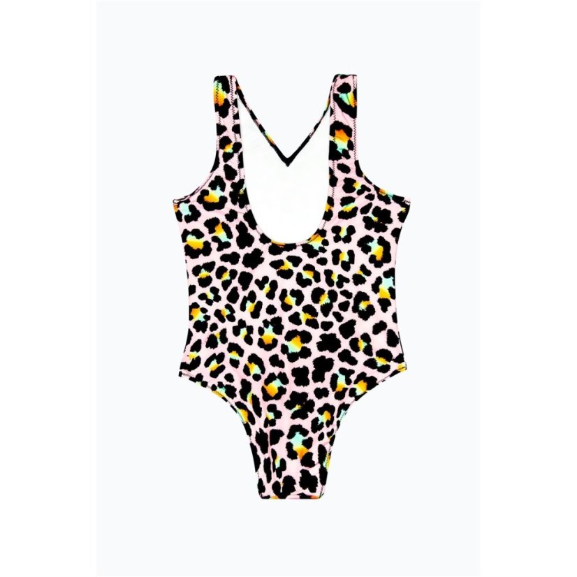 Hype Kids' Disco Leopard One Piece Swimsuit Multi