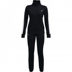 Under Armour Armour Tricot Tracksuit Womens Black/White