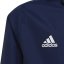 adidas Kids' Entrada 26 Water and Wind Resistant Rain Anorak Navy