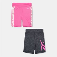 Reebok Kids' Jersey Jogger Shorts Sugar Plum