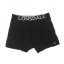 Lonsdale 2 Pack Boxers Mens Black/Silver