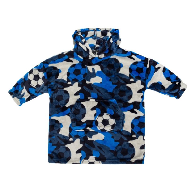 Firetrap Boys Football Snuggle Hoodie Blue/Navy