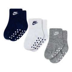 Nike Grippy Sock 3pk Baby Blue Void