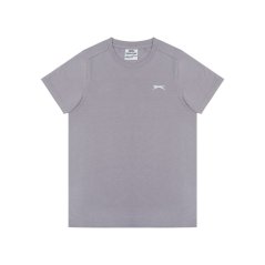 Slazenger Junior Boys Plain Tee shirt Dusty Lavender