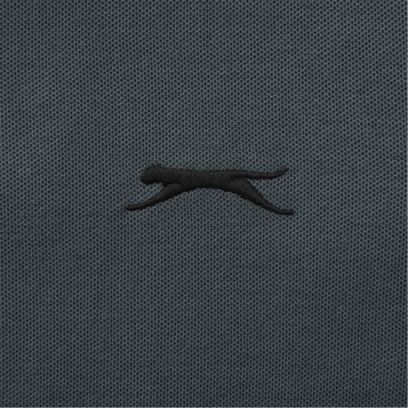 Slazenger Tipped pánske polo tričko Slate