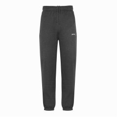 Slazenger Cuffed Fleece Jogging Bottoms Mens Charcoal Marl