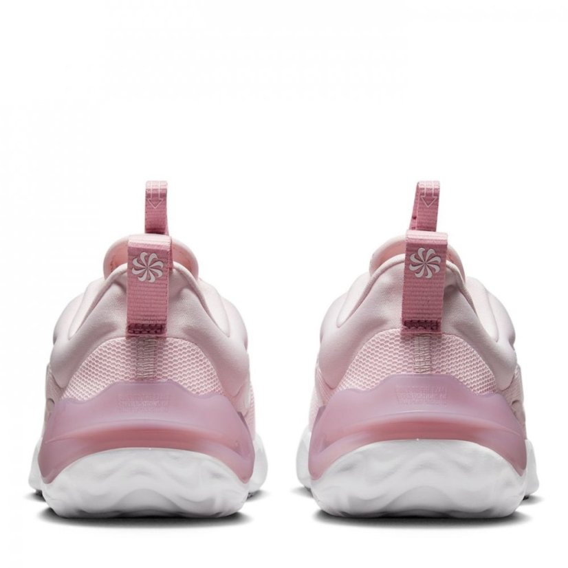 Nike Run Flow Big Kids' Running Shoes Pink/White