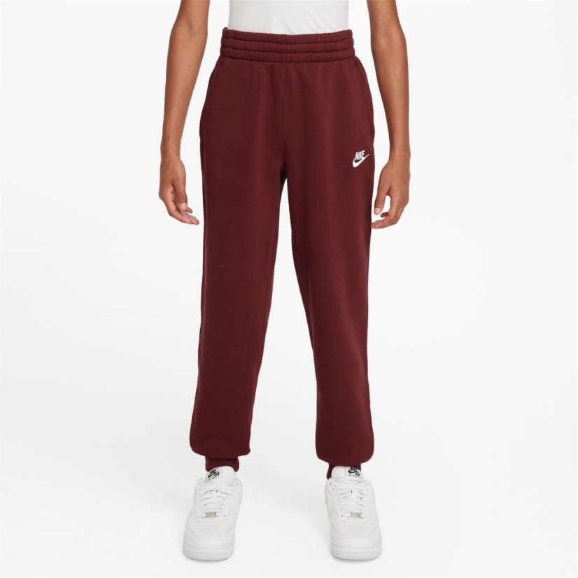 Nike Fleece Jogging Bottoms Juniors Team Red