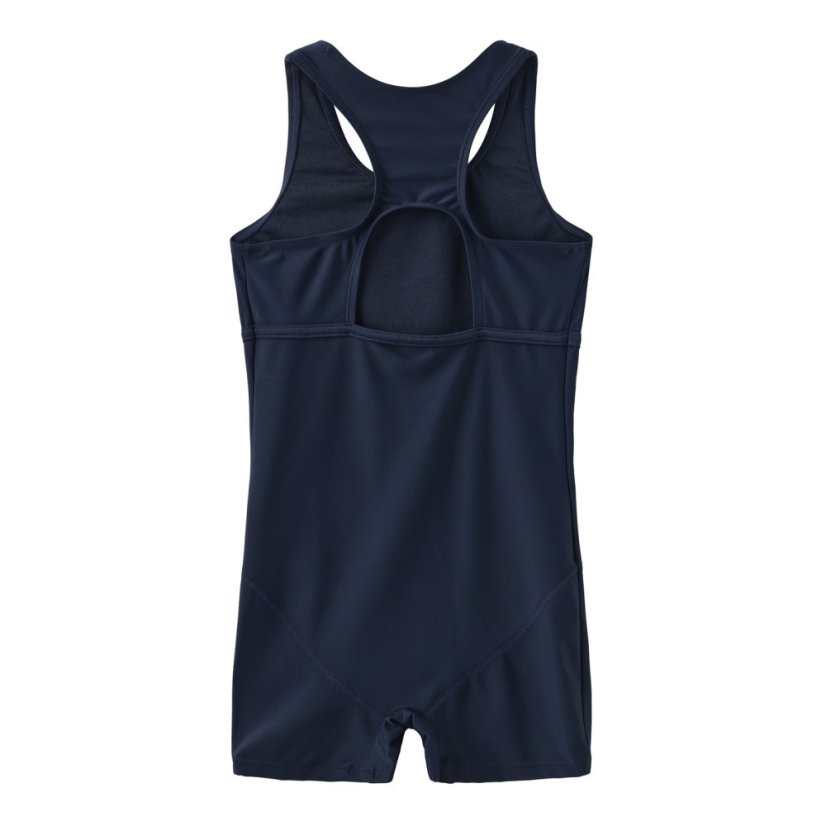 Slazenger LYCRA® XTRA LIFE™ Boyleg Swimming Suit Junior Girls Navy
