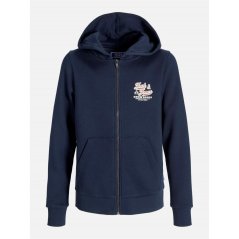 Jack and Jones Colour Logo Zip Hoodie Infant Jack Sky Captain