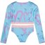 Hype Kids' Heart One Piece Swimsuit Pink