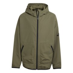 adidas Unisex Kids' Utility Softshell Jacket Olive/Black