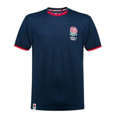 RFU England Poly T Shirt Adults Navy