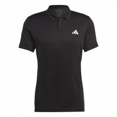 adidas Tennis Freelift Polo Shirt Mens Black