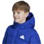 adidas Kids' Future Icons Hooded Long Sleeve Puffer Jacket Semi Blue