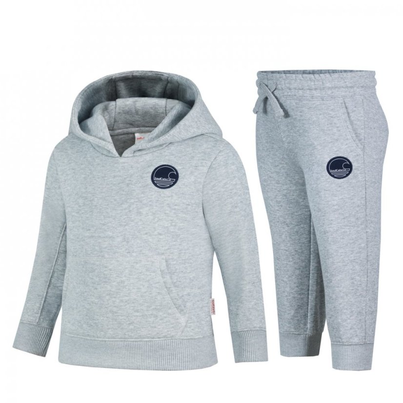 SoulCal Signature OTH and Jogger Set Infants 2-7 Yrs Grey Marl