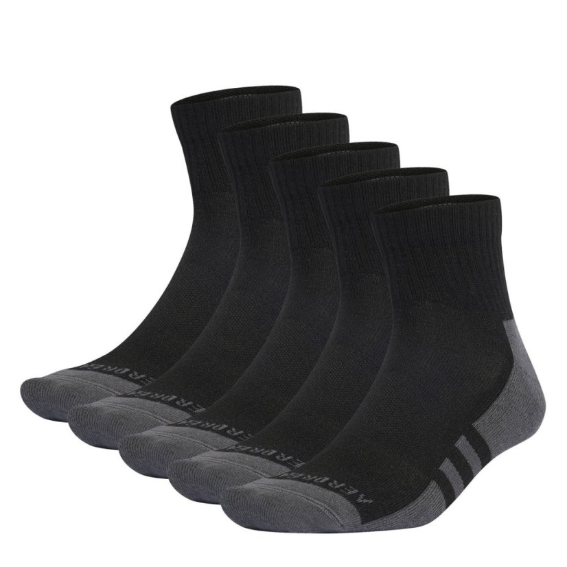 adidas Aeroready Ankle 6 Pack Socks Junior Black/Grey