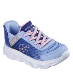 Skechers Unisex Kids' Flex Glide Slip On Runners Navy/Multi