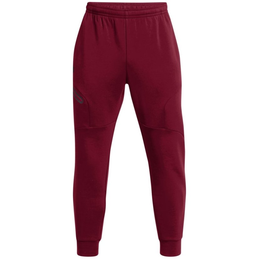 Under Armour Men's Unstoppable Closed Hem Fleece Joggers Red