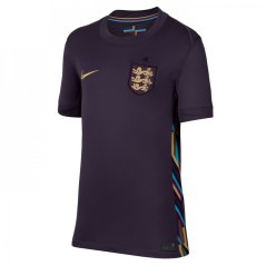 Nike England Away Shirt 2024 Juniors Purple