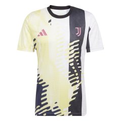 adidas Juventus Prematch Shirt 2024 2025 Adults Yellow/Black