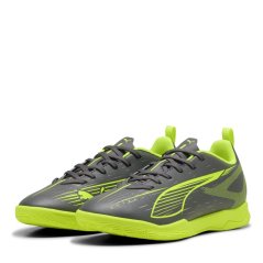 Puma Unisex Kids' Ultra 5 Play It Indoor Football Boots Matte Aged Sil