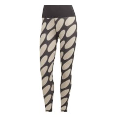 adidas x Marimekko Optime Training 7/8 Gym Leggings Womens Black/Lbrown