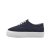 Miss Fiori Lace Flatform Ladies Canvas Shoes Navy