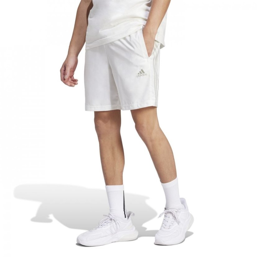 adidas 3-Stripes pánske šortky Off White - Veľkosť: L