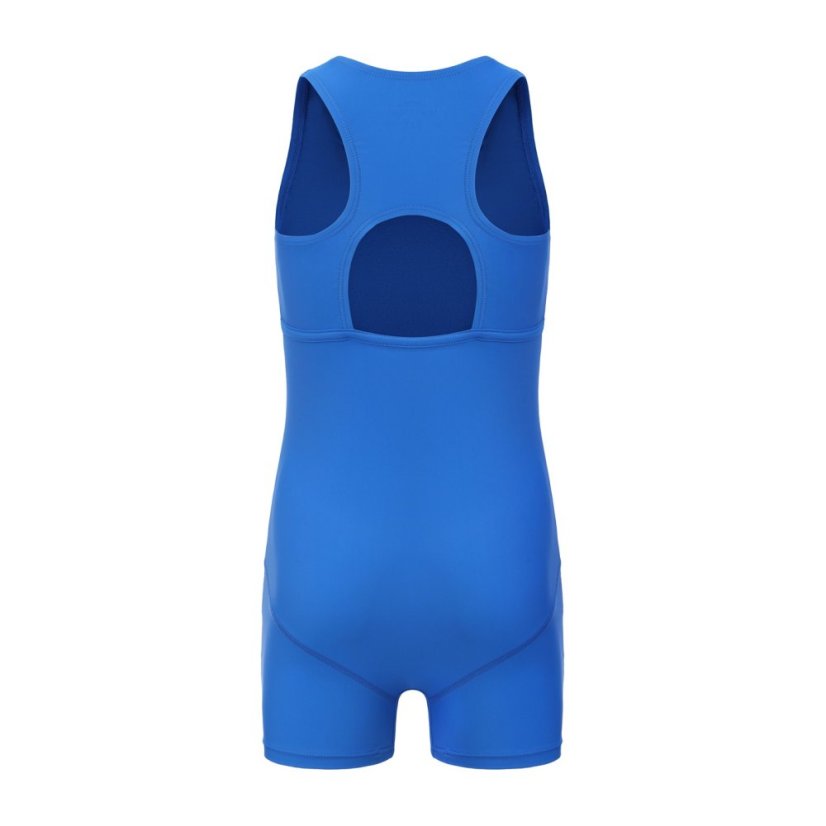 Slazenger LYCRA® XTRA LIFE™ Boyleg Swimming Suit Junior Girls Cobalt