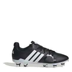adidas Adizero RS15 Rise Womens Soft Ground Rugby Boots Black/White