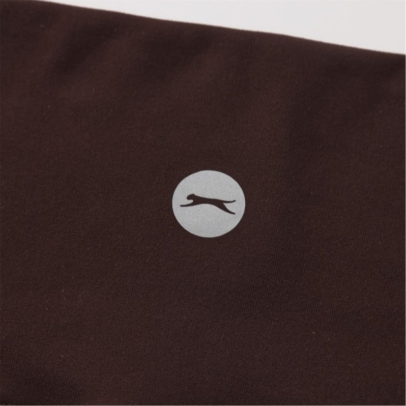 Slazenger Booty Shorts Womens Chocolate/Black