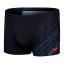 Speedo Men's Hyperboom V Cut Swim Shorts Blk/Blue/Red