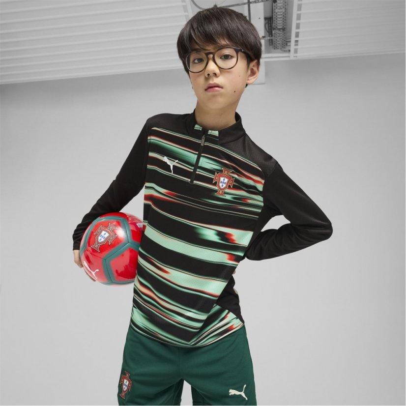 Puma Unisex Kids' Portugal International Licensed Drill Top Puma Black
