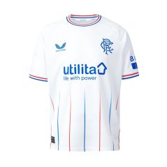 Castore Rangers Away Shirt 2023 2024 Juniors White