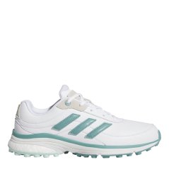 adidas Women's Zoysia Spikeless Golf Shoes OffWht/Pureteal