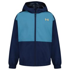 Under Armour Kids' Rain Anorak Jacket Black/Blue