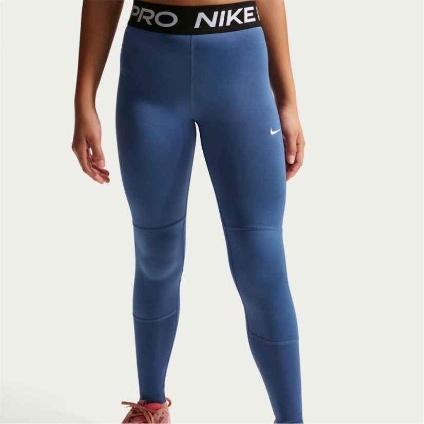 Nike Pro Girls Tights Mystic Navy