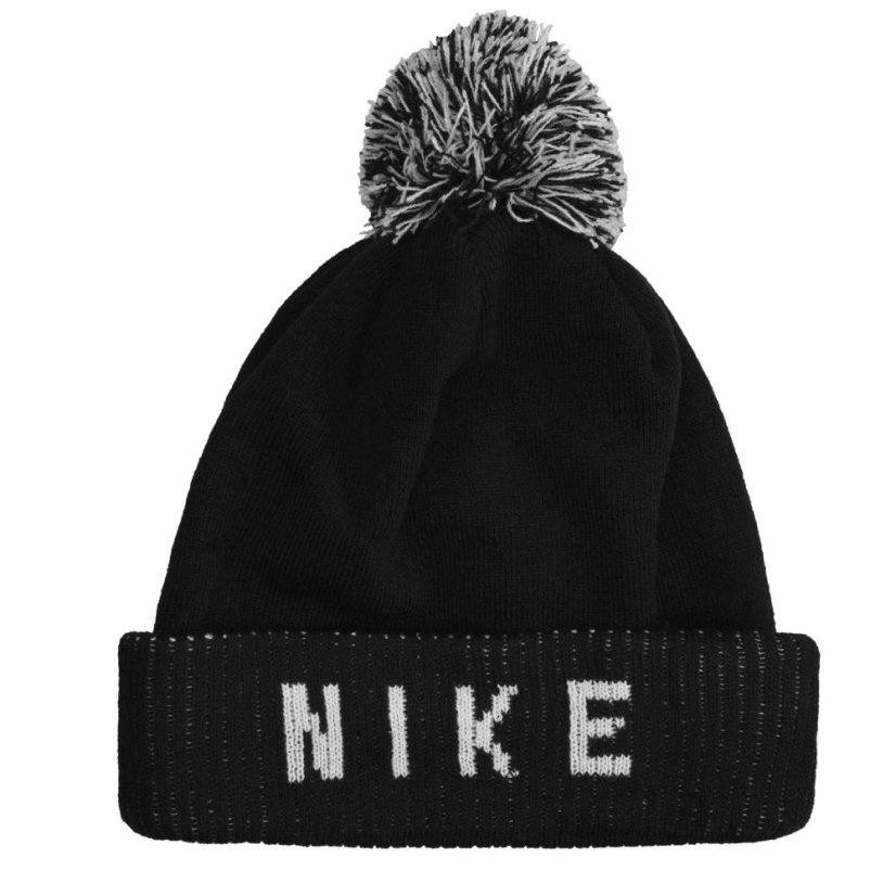 Nike U Statement Beanie Mens Black/Pure Plat