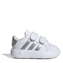 adidas Grand Court 2.0 Shoes Kids White/Silver