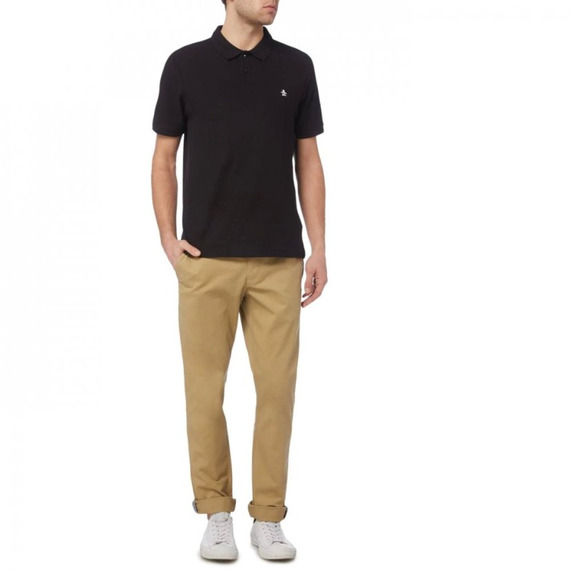 Original Penguin Daddy Polo Shirt Black