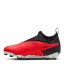 Nike Phantom Academy GX Junior Firm Ground Football Boots Crimson/Black