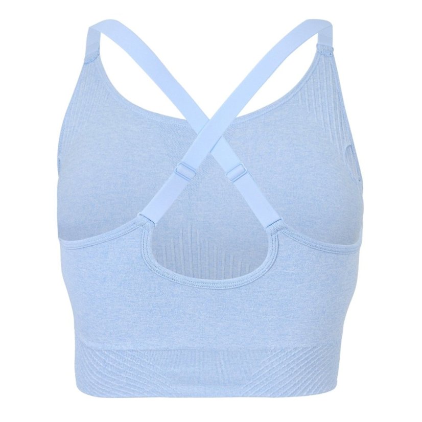 USA Pro UP Seamless Adjustable Sports Bra Brunera Blue