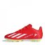 adidas X Crazyfast Club Juniors Flexible Ground Boots Red/White/Yllw